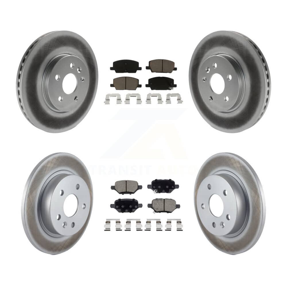 Transit Auto - KGC-100881 - Front and Rear Disc Brake Kits