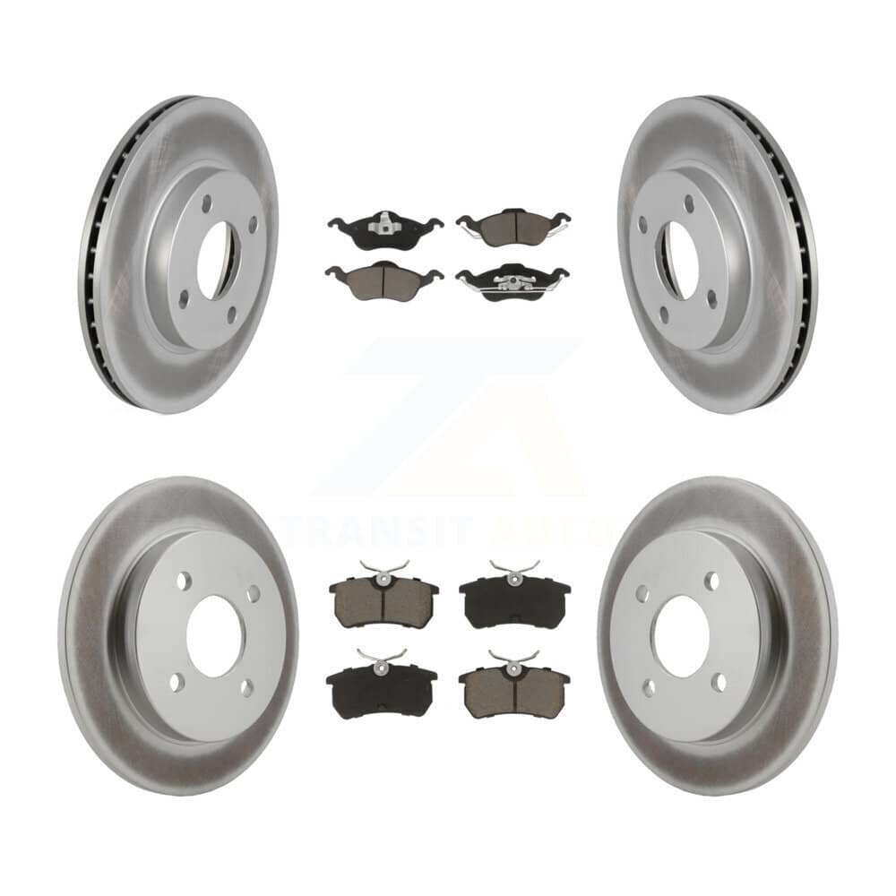 Transit Auto - KGC-100887 - Front and Rear Disc Brake Kits