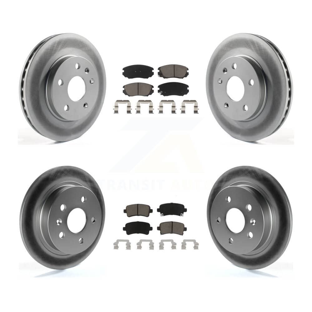 Transit Auto - KGC-101002 - Front and Rear Disc Brake Kits