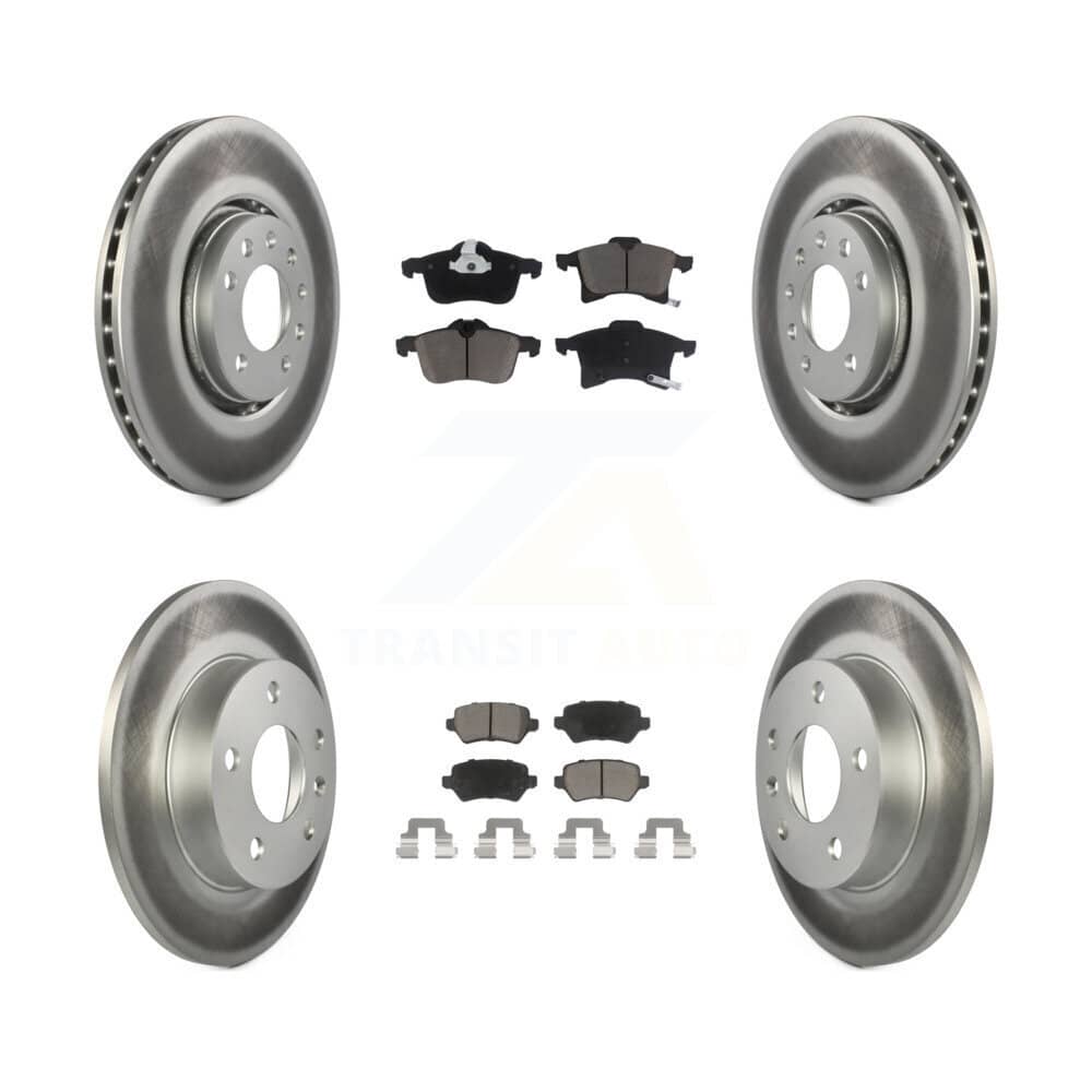 Transit Auto - KGC-101344 - Front and Rear Disc Brake Kits