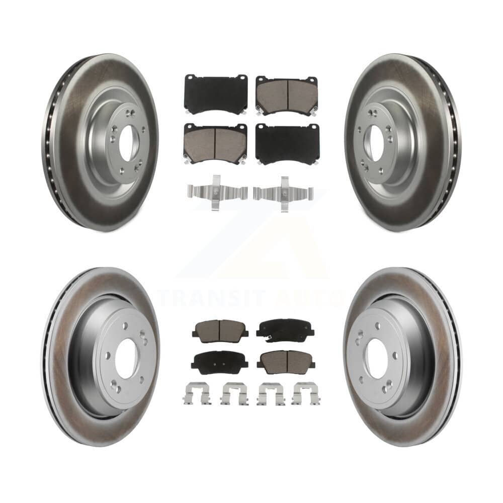 Transit Auto - KGC-102730 - Front and Rear Disc Brake Kits