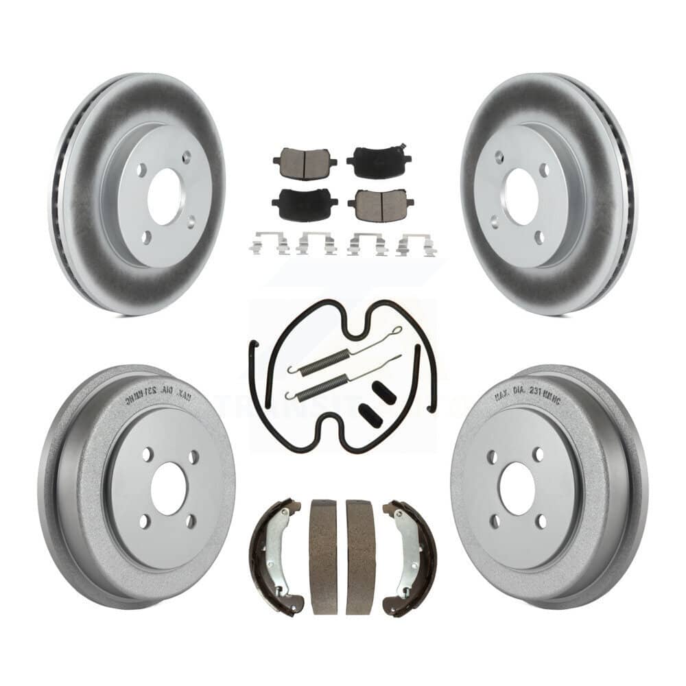 Transit Auto - KGC-103797 - Front and Rear Disc Brake Kits