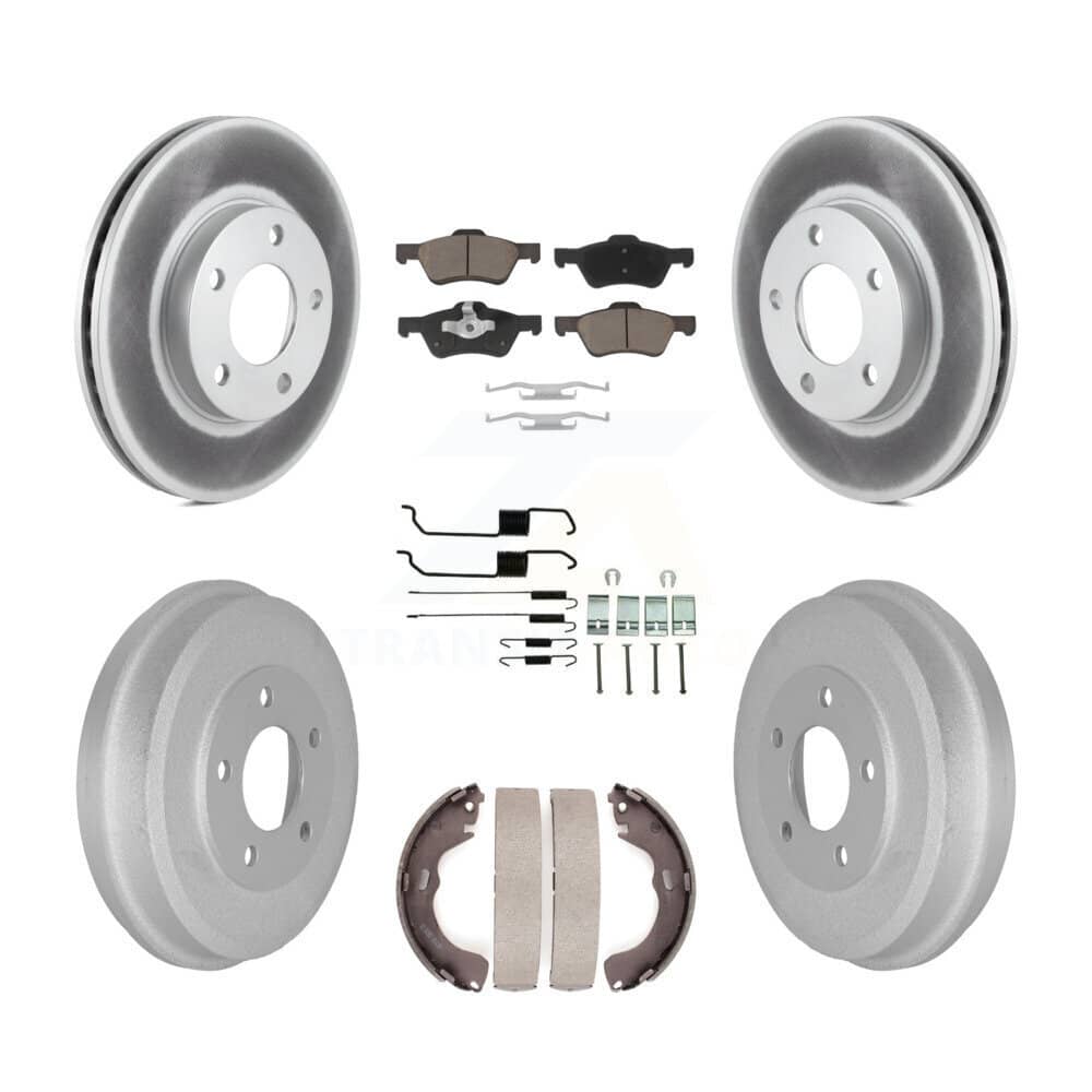 Transit Auto - KGC-103801 - Front and Rear Disc Brake Kits