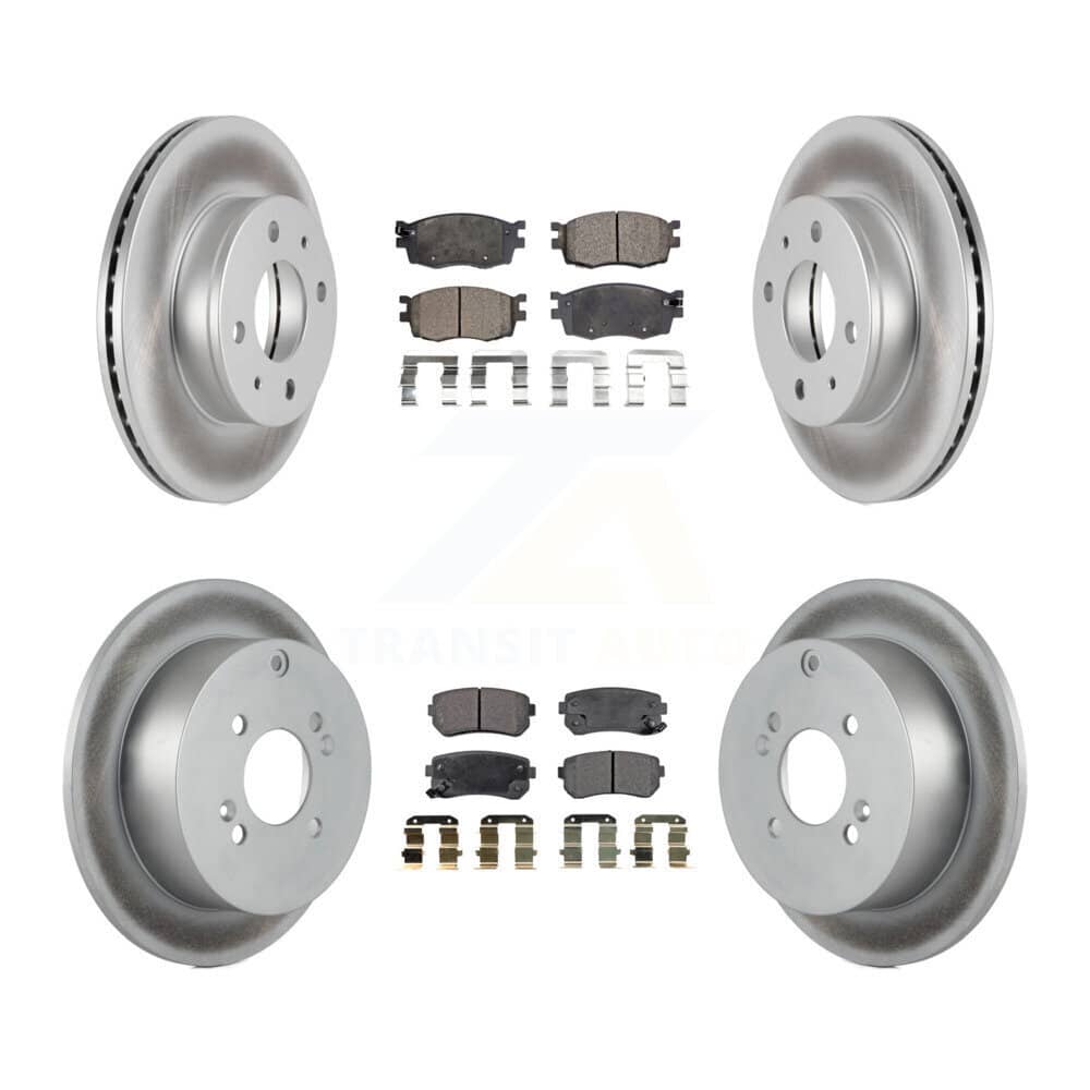 Transit Auto - KGF-100866 - Front and Rear Disc Brake Kits