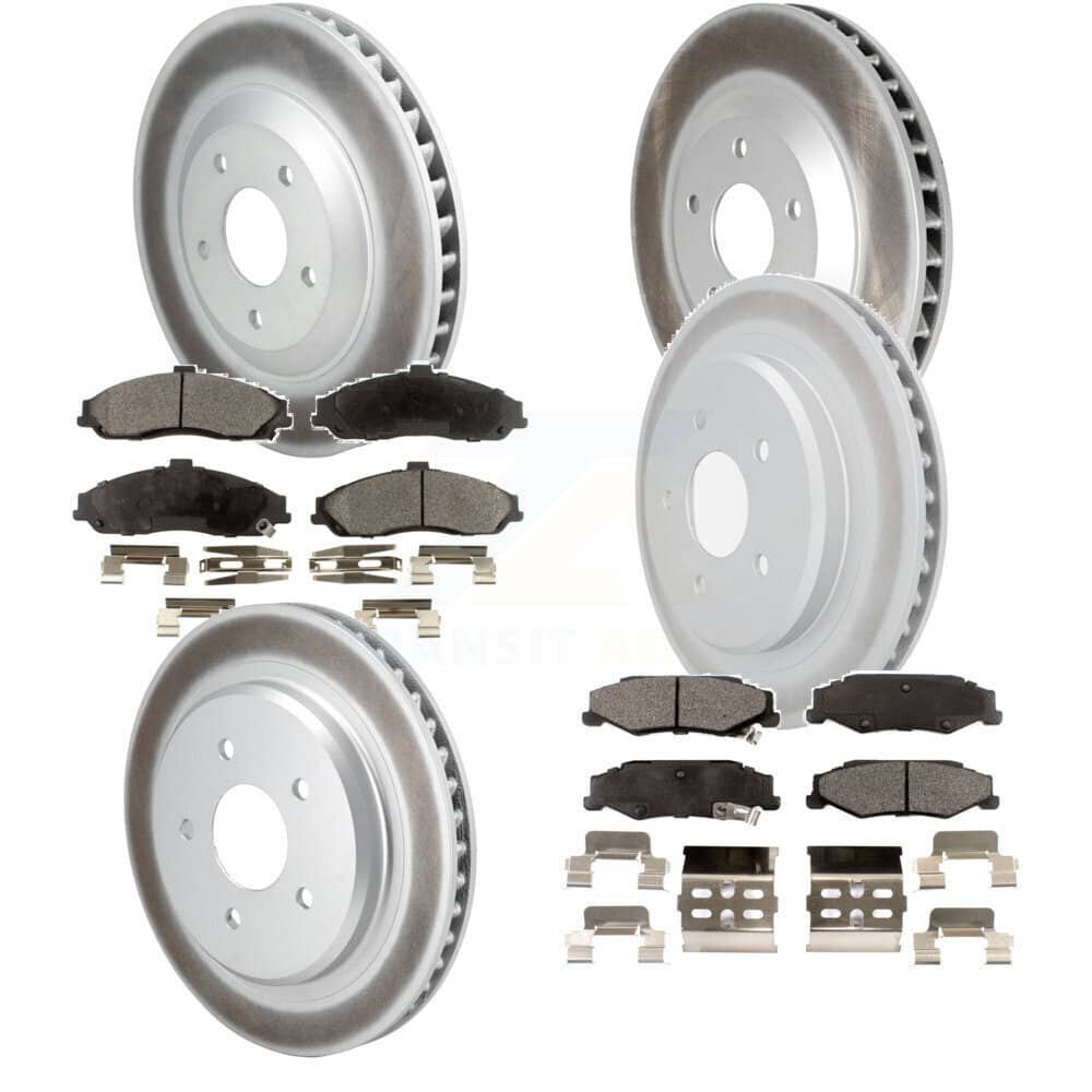 Transit Auto - KGF-102286 - Front and Rear Disc Brake Kits