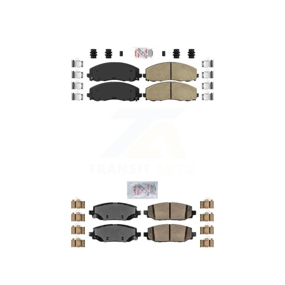 AmeriBRAKES - KNF-100030 - Front and Rear Disc Brake Pad Kits