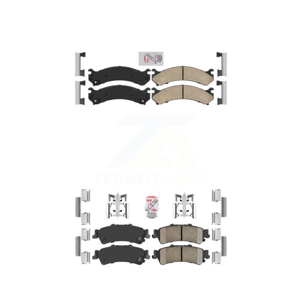 AmeriBRAKES - KNF-100054 - Front and Rear Disc Brake Pad Kits