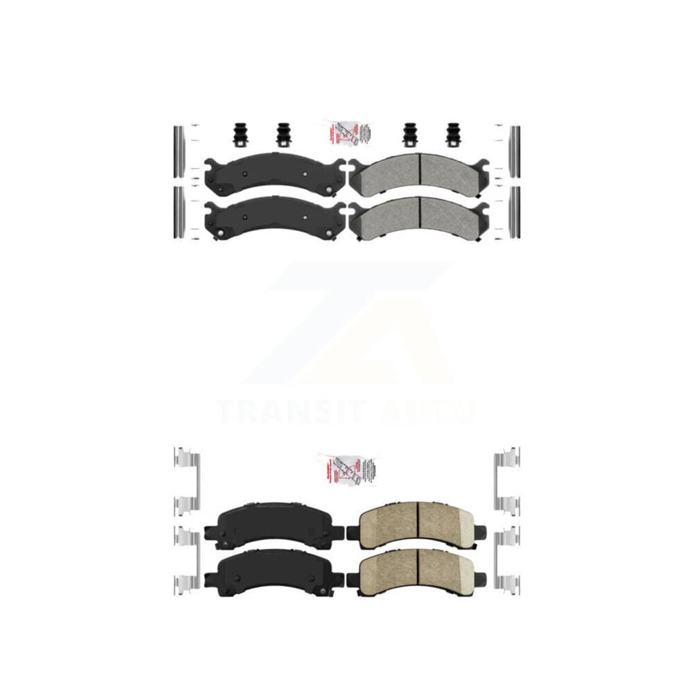 AmeriBRAKES - KNF-100070 - Front and Rear Disc Brake Pad Kits