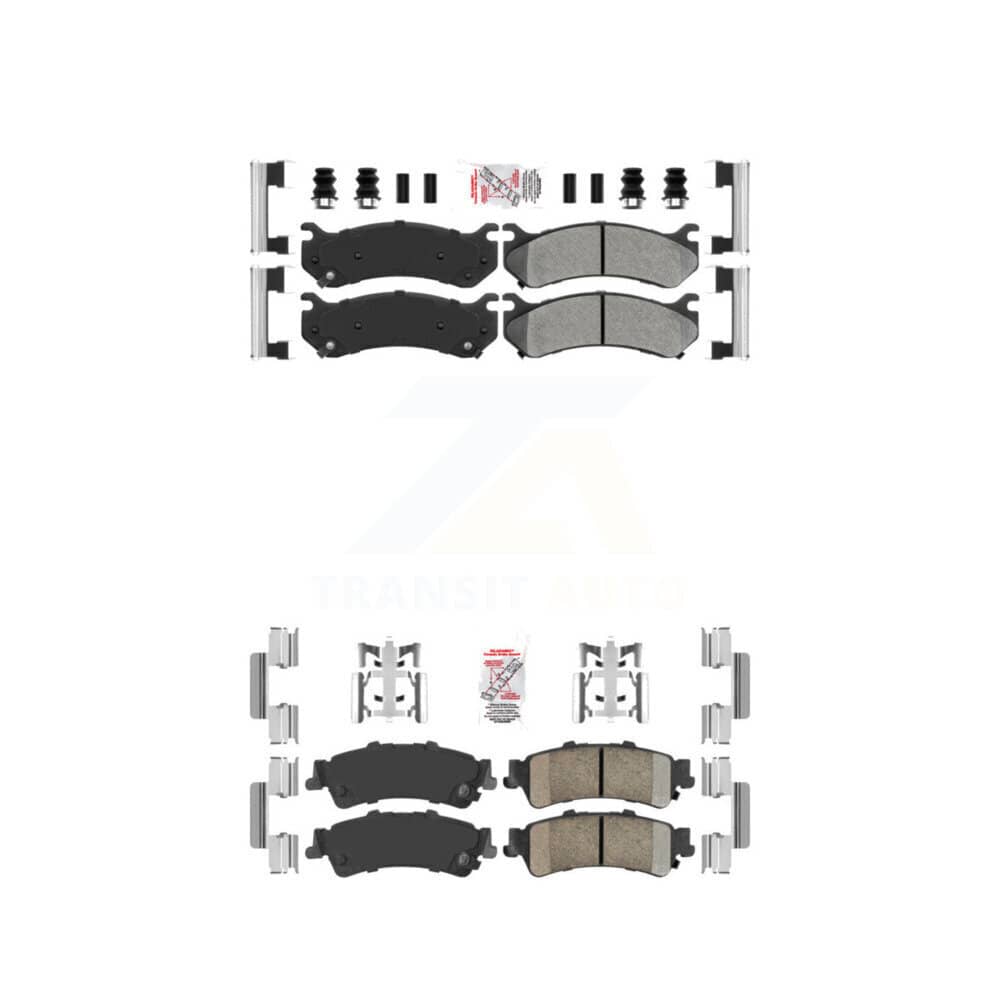 AmeriBRAKES - KNF-100083 - Front and Rear Disc Brake Pad Kits