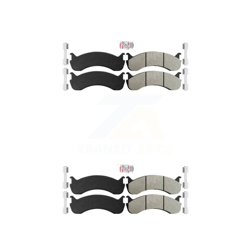 AmeriBRAKES - KNF-100114 - Front and Rear Disc Brake Pad Kits