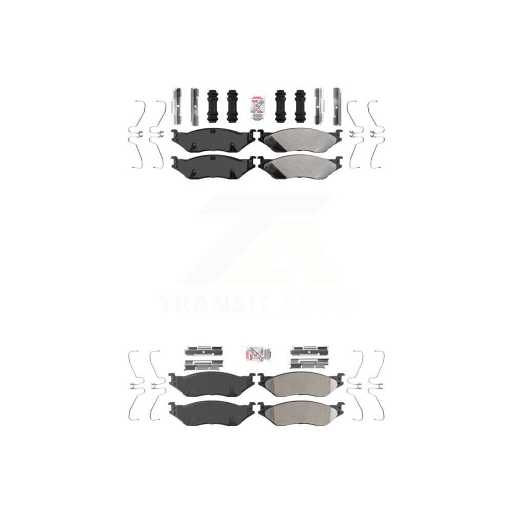 AmeriBRAKES - KNF-100133 - Front and Rear Disc Brake Pad Kits