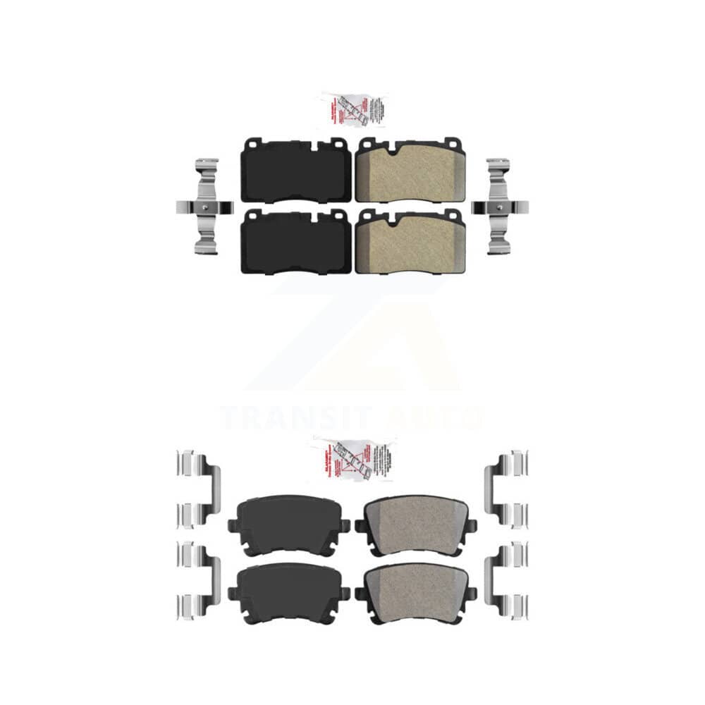 AmeriBRAKES - KNF-100141 - Front and Rear Disc Brake Pad Kits