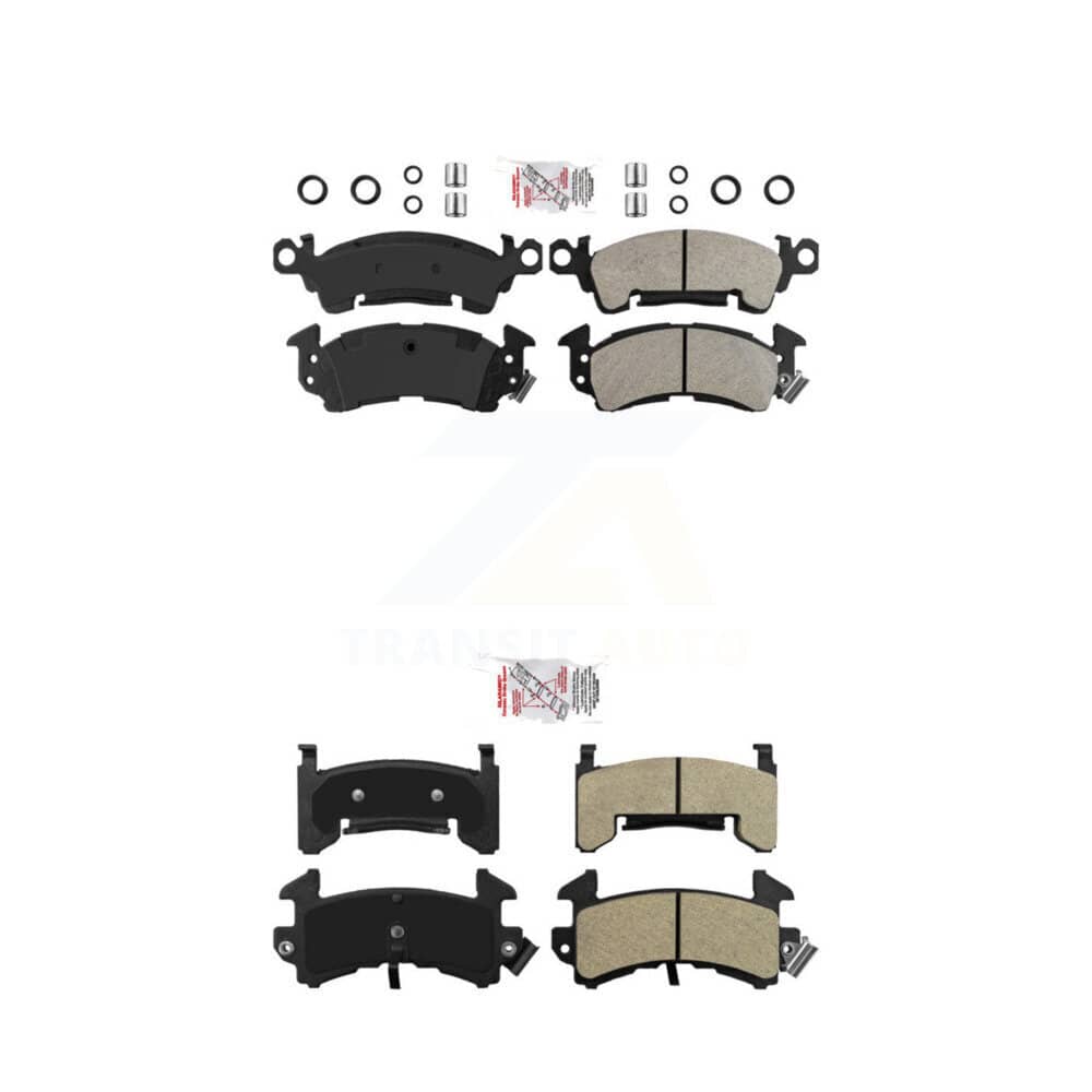AmeriBRAKES - KNF-100385 - Front and Rear Disc Brake Pad Kits