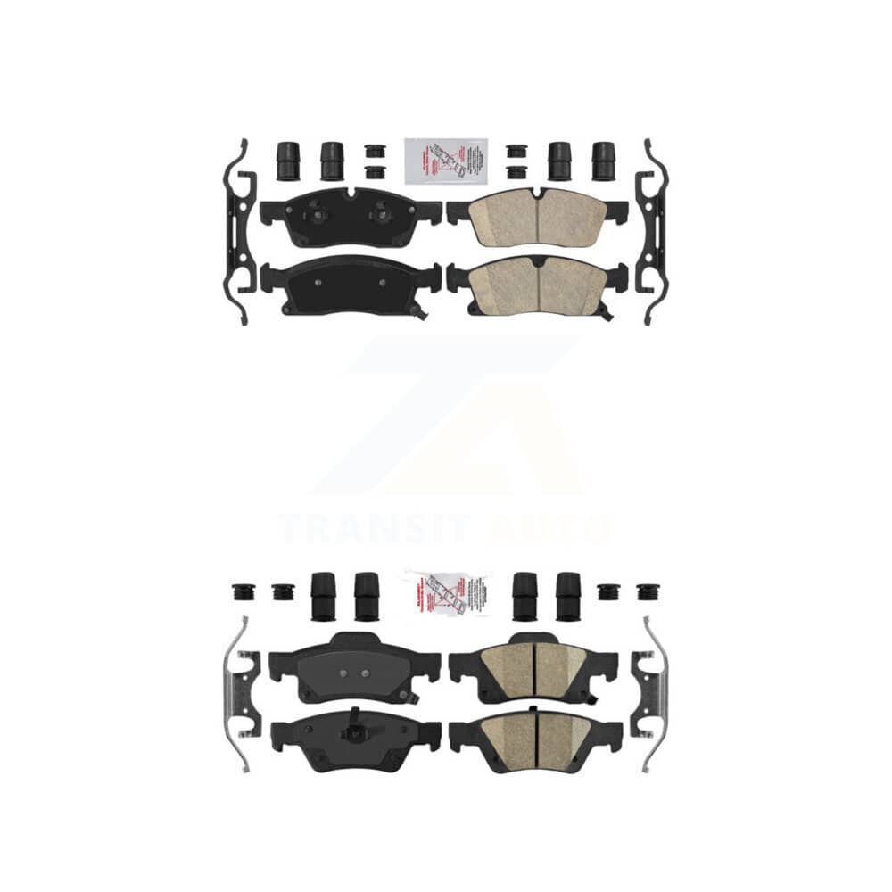 AmeriBRAKES - KNF-100397 - Front and Rear Disc Brake Pad Kits