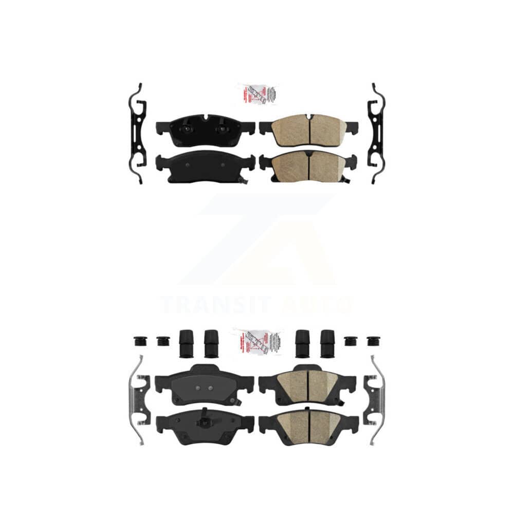 AmeriBRAKES - KNF-100399 - Front and Rear Disc Brake Pad Kits