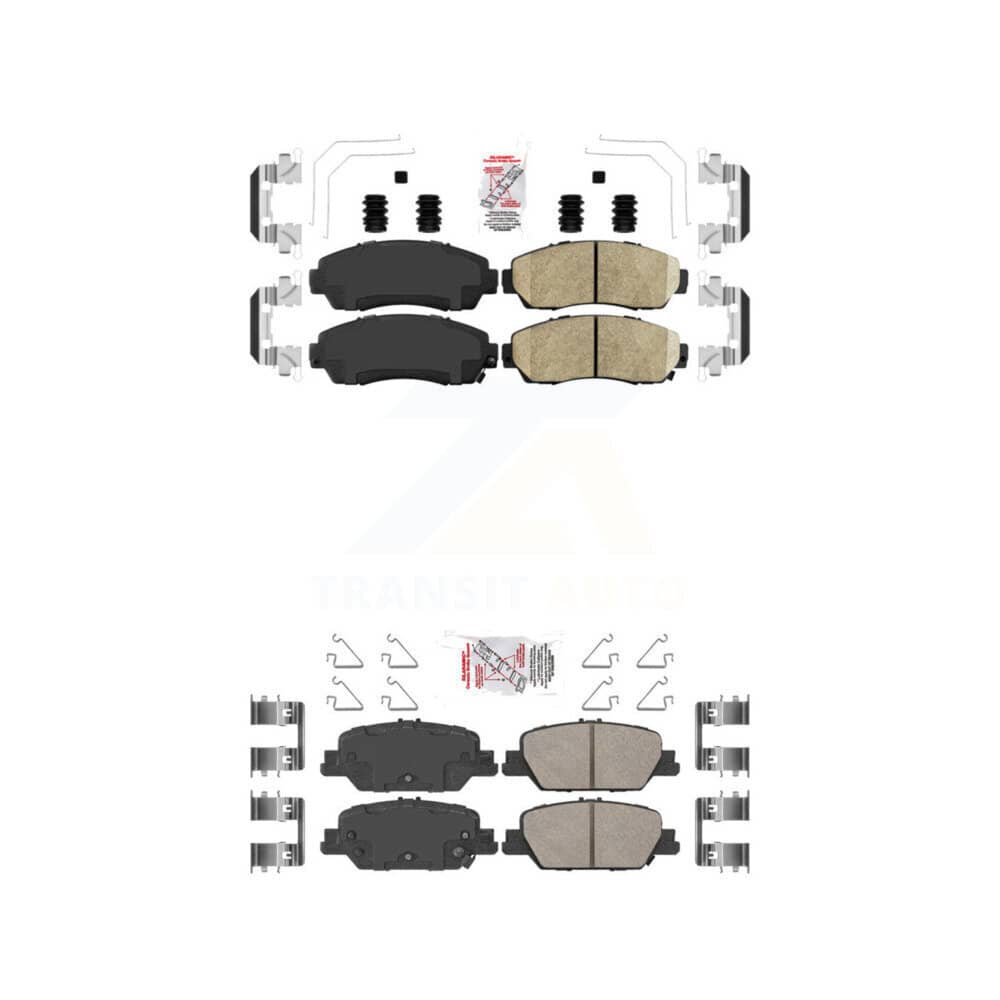 AmeriBRAKES - KNF-100413 - Front and Rear Disc Brake Pad Kits