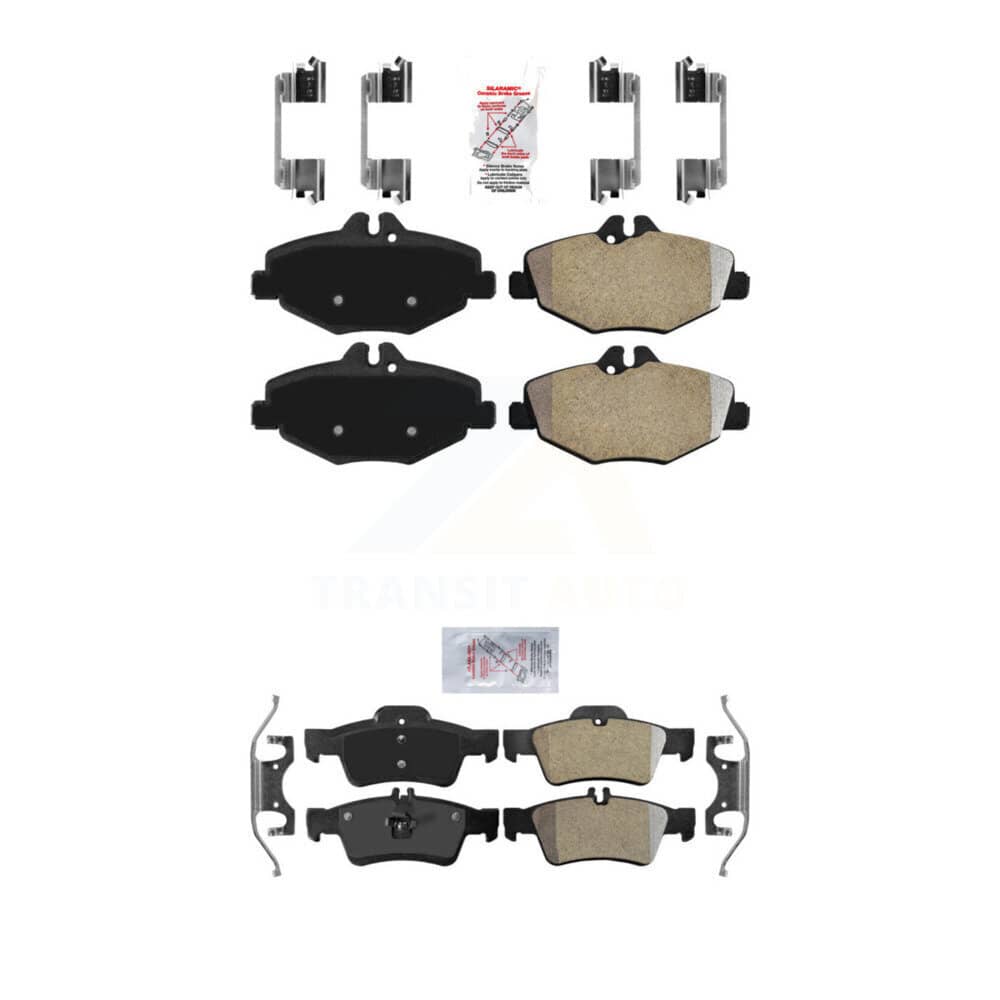AmeriBRAKES - KNF-100420 - Front and Rear Disc Brake Pad Kits