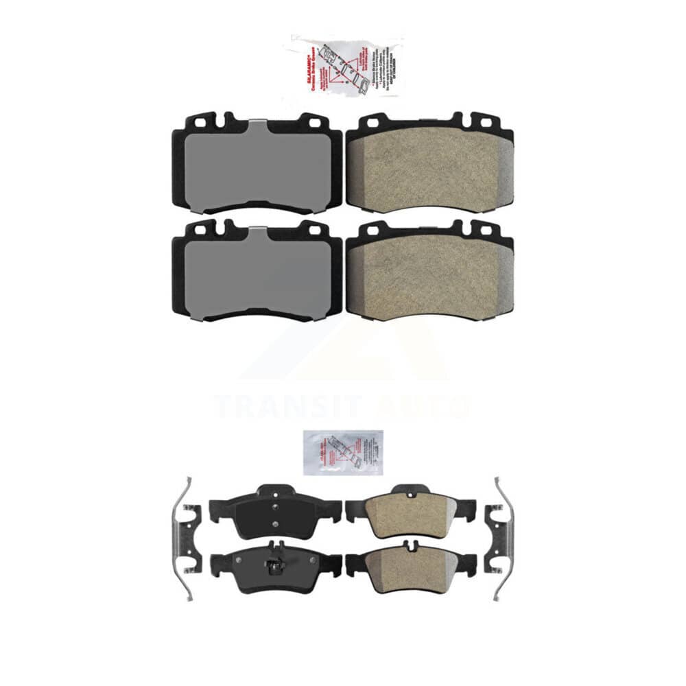 AmeriBRAKES - KNF-100421 - Front and Rear Disc Brake Pad Kits
