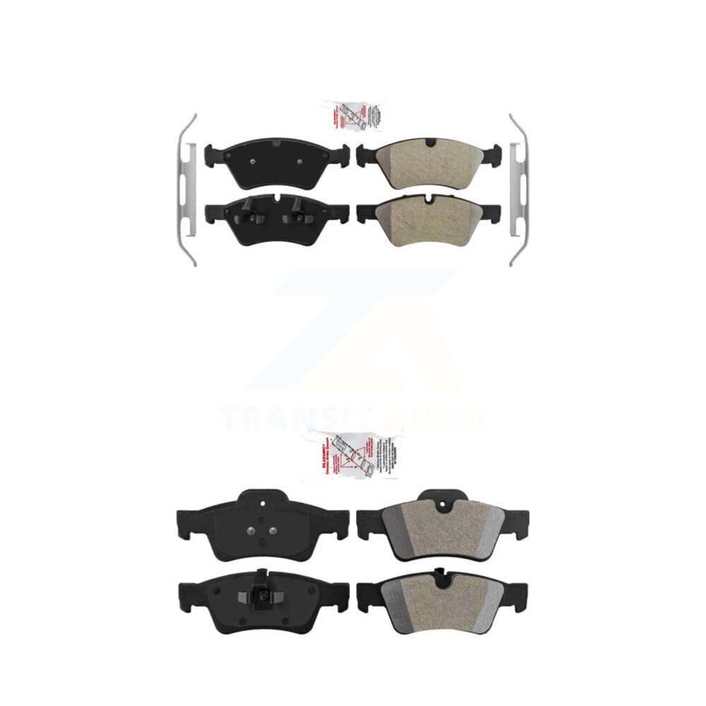 AmeriBRAKES - KNF-100422 - Front and Rear Disc Brake Pad Kits