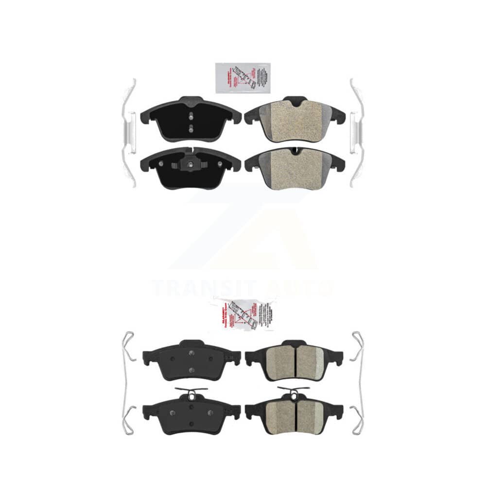 AmeriBRAKES - KNF-100442 - Front and Rear Disc Brake Pad Kits