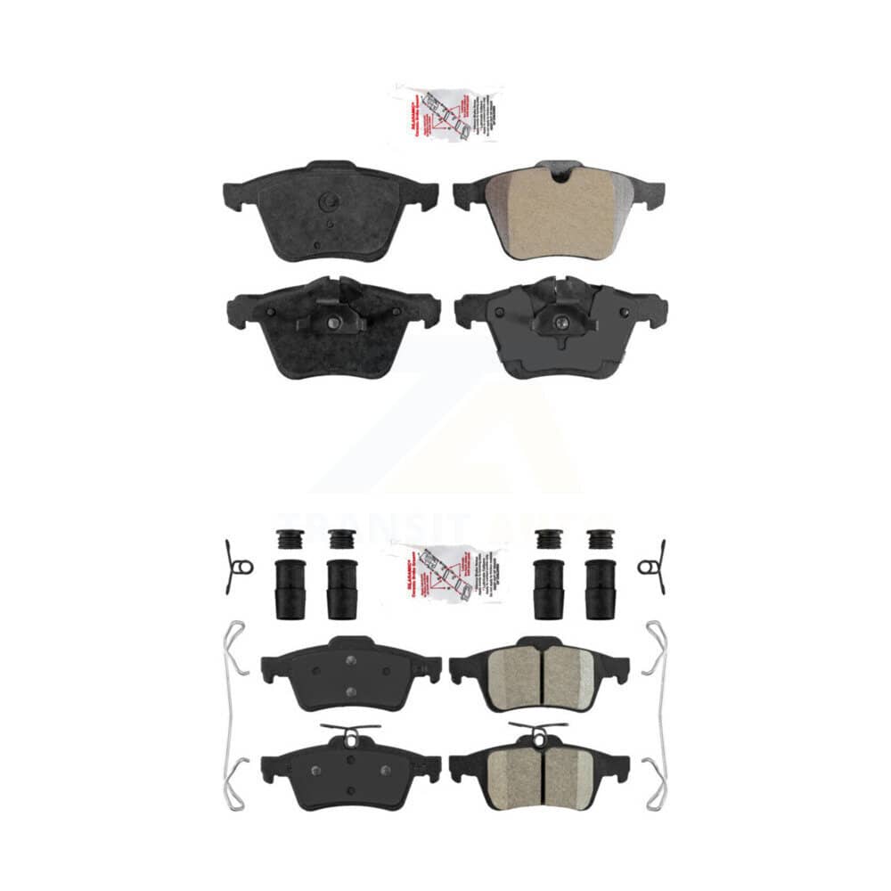 AmeriBRAKES - KNF-100446 - Front and Rear Disc Brake Pad Kits