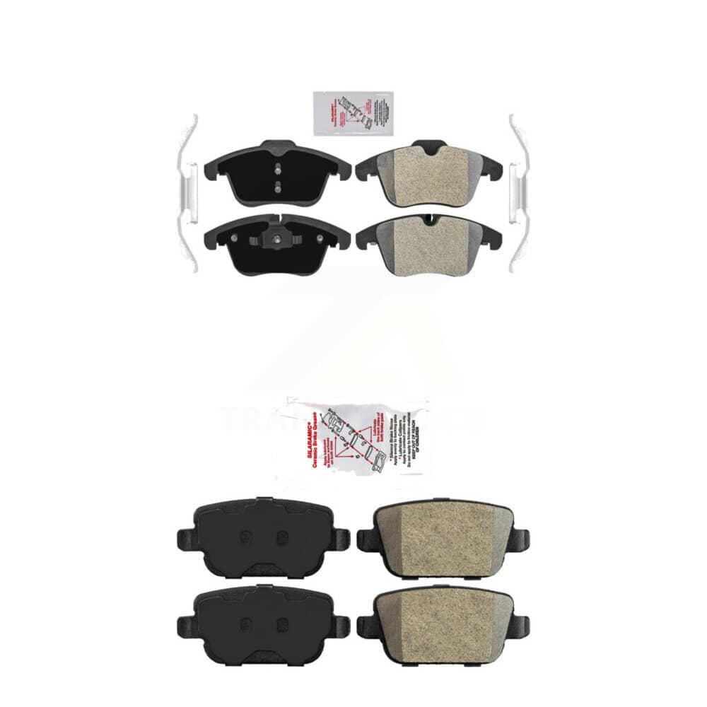AmeriBRAKES - KNF-100450 - Front and Rear Disc Brake Pad Kits