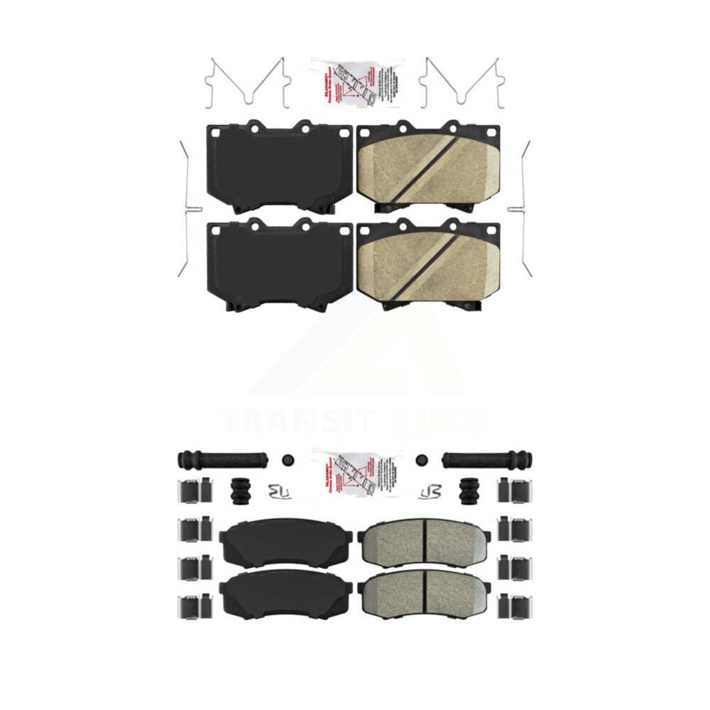 AmeriBRAKES - KNF-100469 - Front and Rear Disc Brake Pad Kits