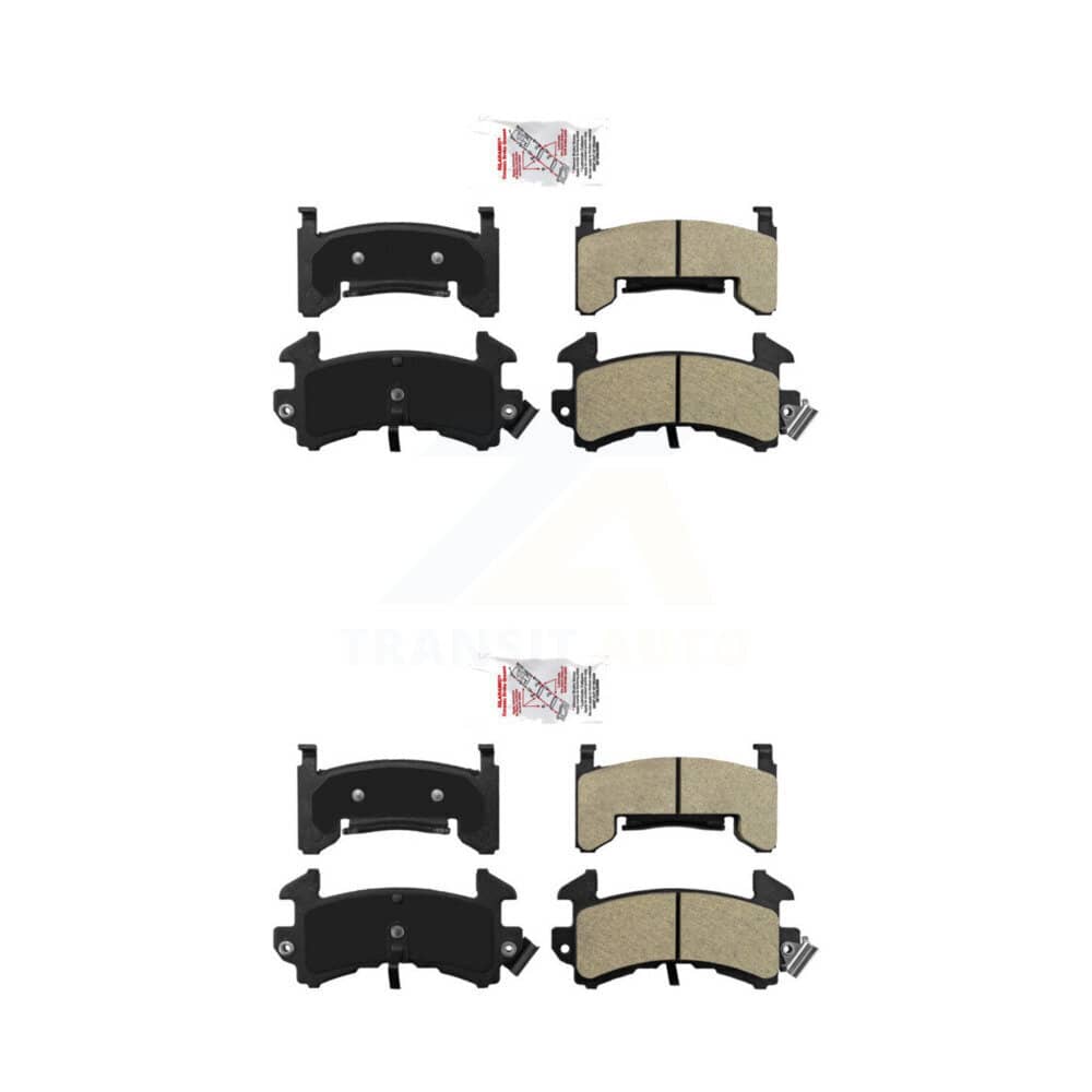 AmeriBRAKES - KNF-100479 - Front and Rear Disc Brake Pad Kits