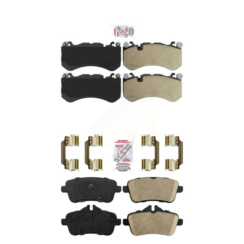 AmeriBRAKES - KNF-100544 - Front and Rear Disc Brake Pad Kits