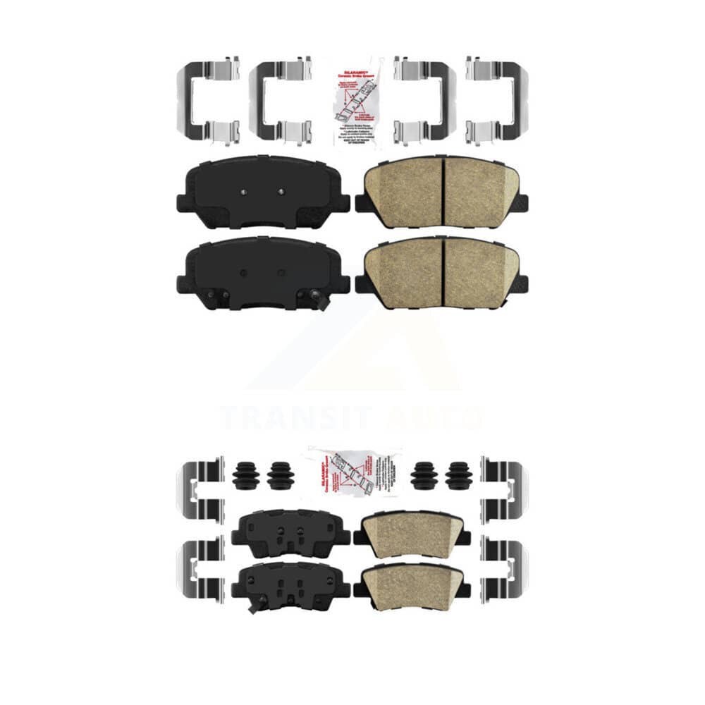 AmeriBRAKES - KNF-100633 - Front and Rear Disc Brake Pad Kits