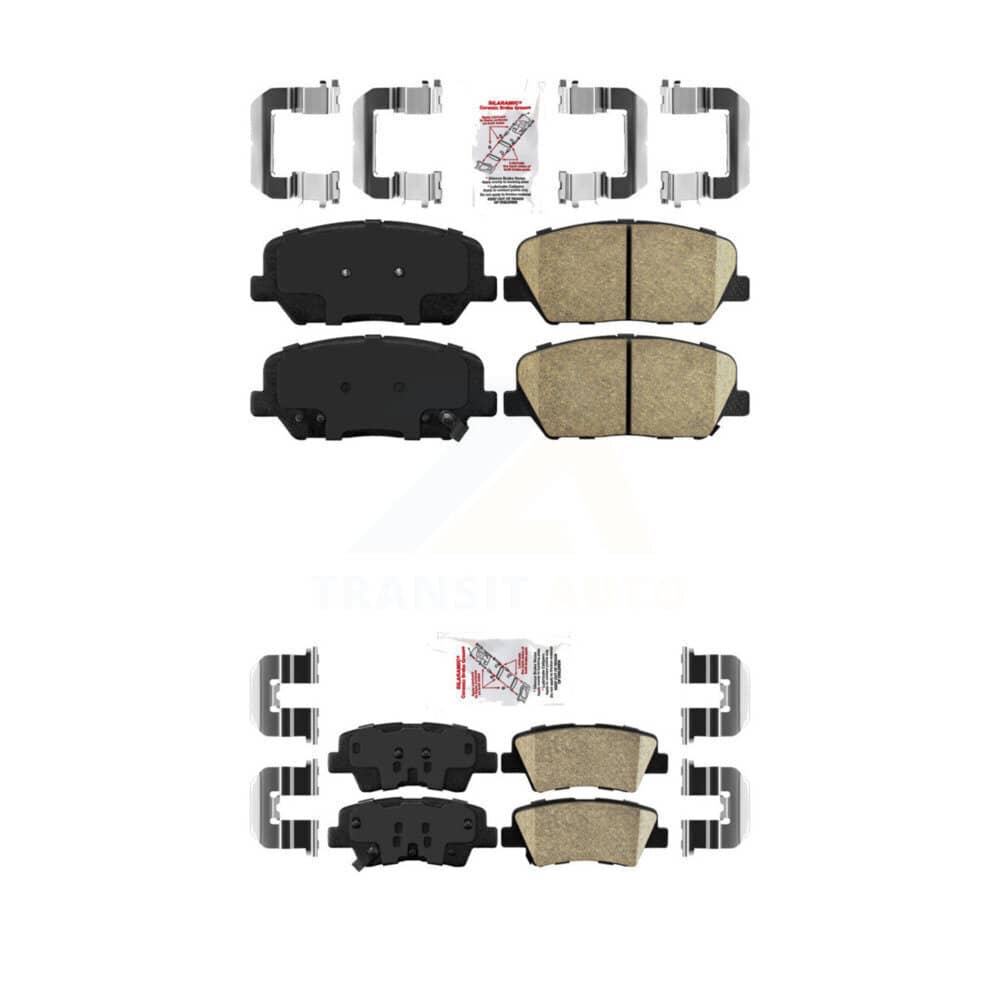 AmeriBRAKES - KNF-100634 - Front and Rear Disc Brake Pad Kits