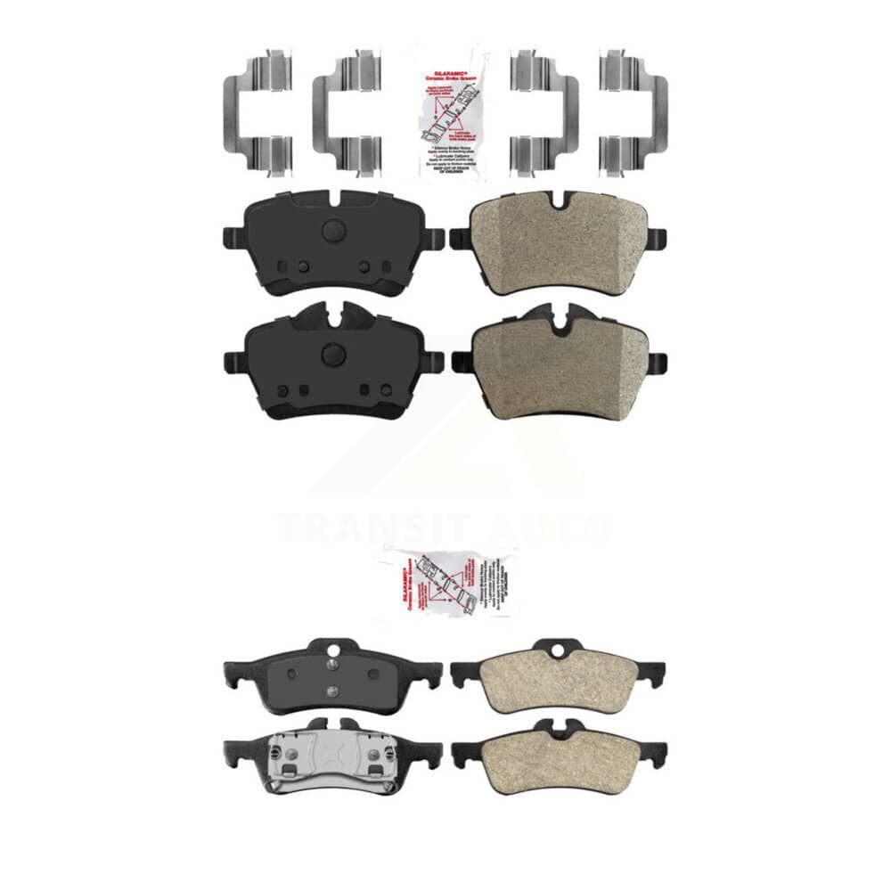 AmeriBRAKES - KNF-100675 - Front and Rear Disc Brake Pad Kits