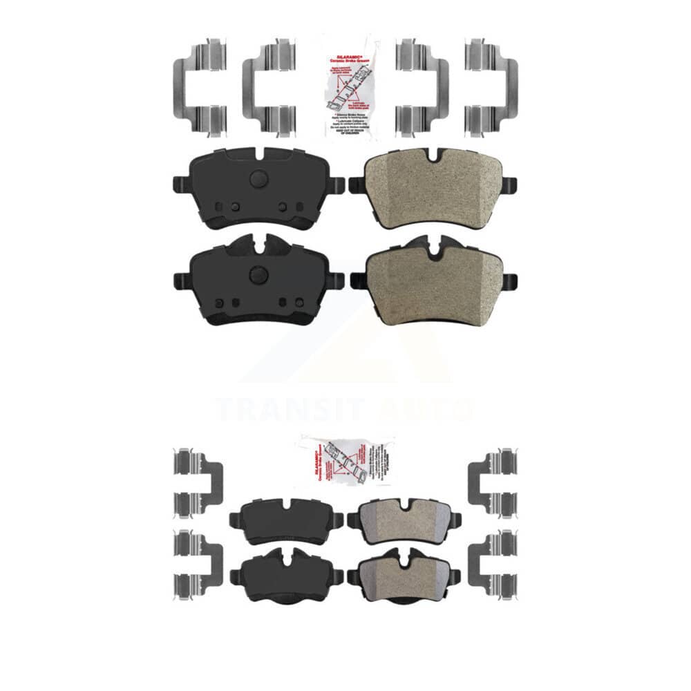 AmeriBRAKES - KNF-100676 - Front and Rear Disc Brake Pad Kits