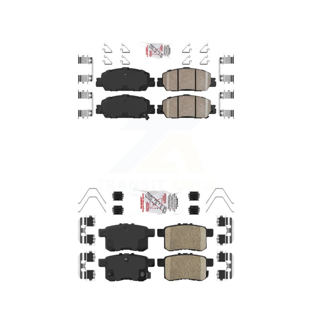 AmeriBRAKES - KNF-100693 - Front and Rear Disc Brake Pad Kits