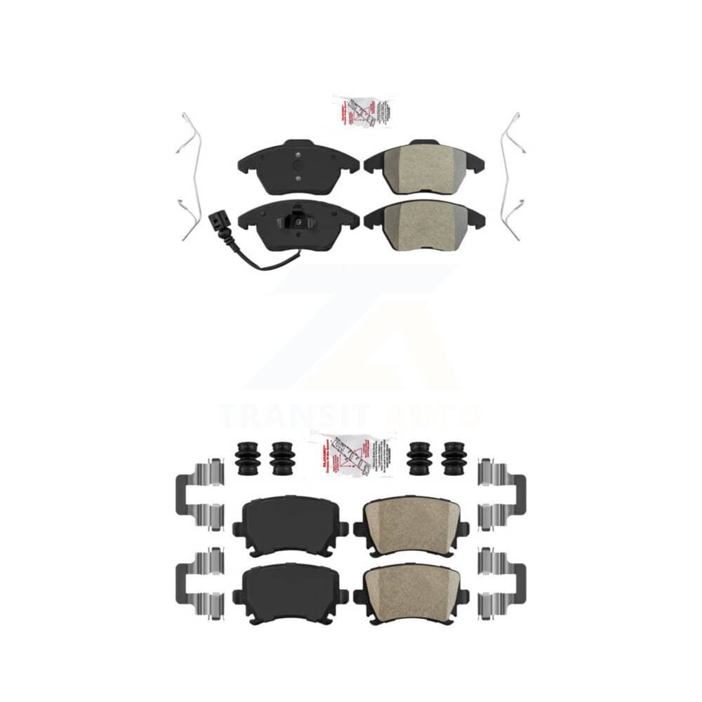 AmeriBRAKES - KNF-100716 - Front and Rear Disc Brake Pad Kits