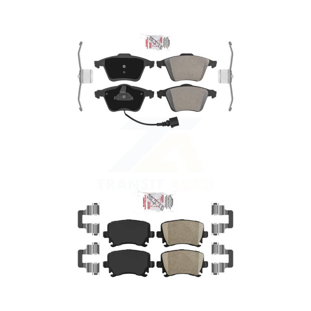 AmeriBRAKES - KNF-100727 - Front and Rear Disc Brake Pad Kits
