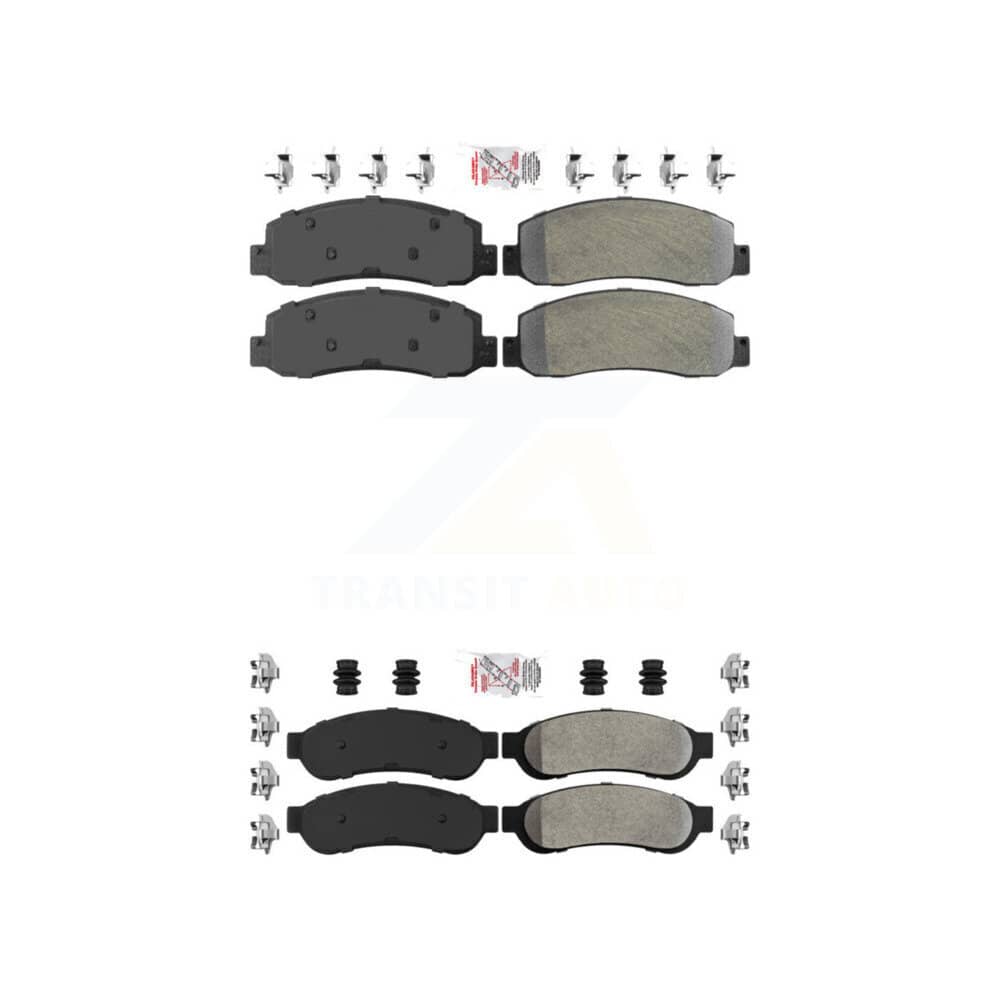 AmeriBRAKES - KNF-100812 - Front and Rear Disc Brake Pad Kits