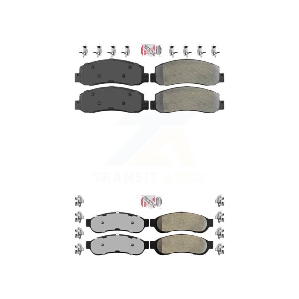AmeriBRAKES - KNF-100813 - Front and Rear Disc Brake Pad Kits