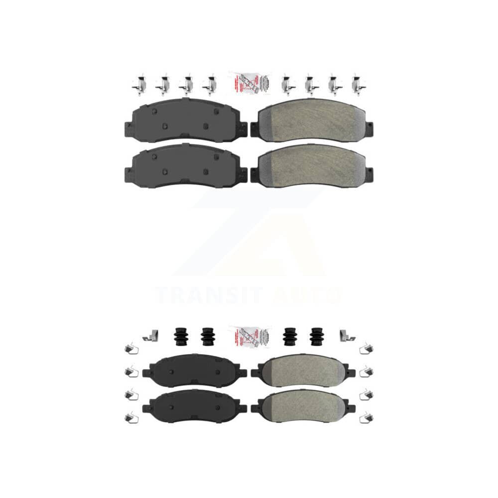 AmeriBRAKES - KNF-100815 - Front and Rear Disc Brake Pad Kits