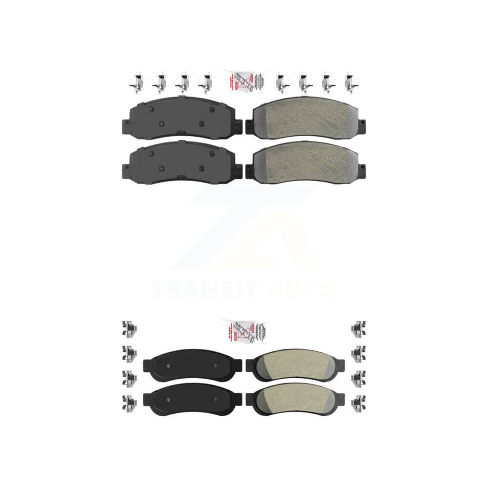 AmeriBRAKES - KNF-100820 - Front and Rear Disc Brake Pad Kits