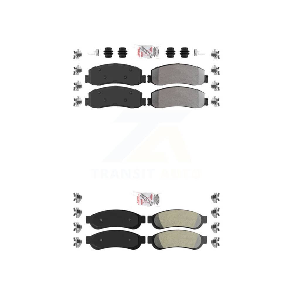 AmeriBRAKES - KNF-100826 - Front and Rear Disc Brake Pad Kits