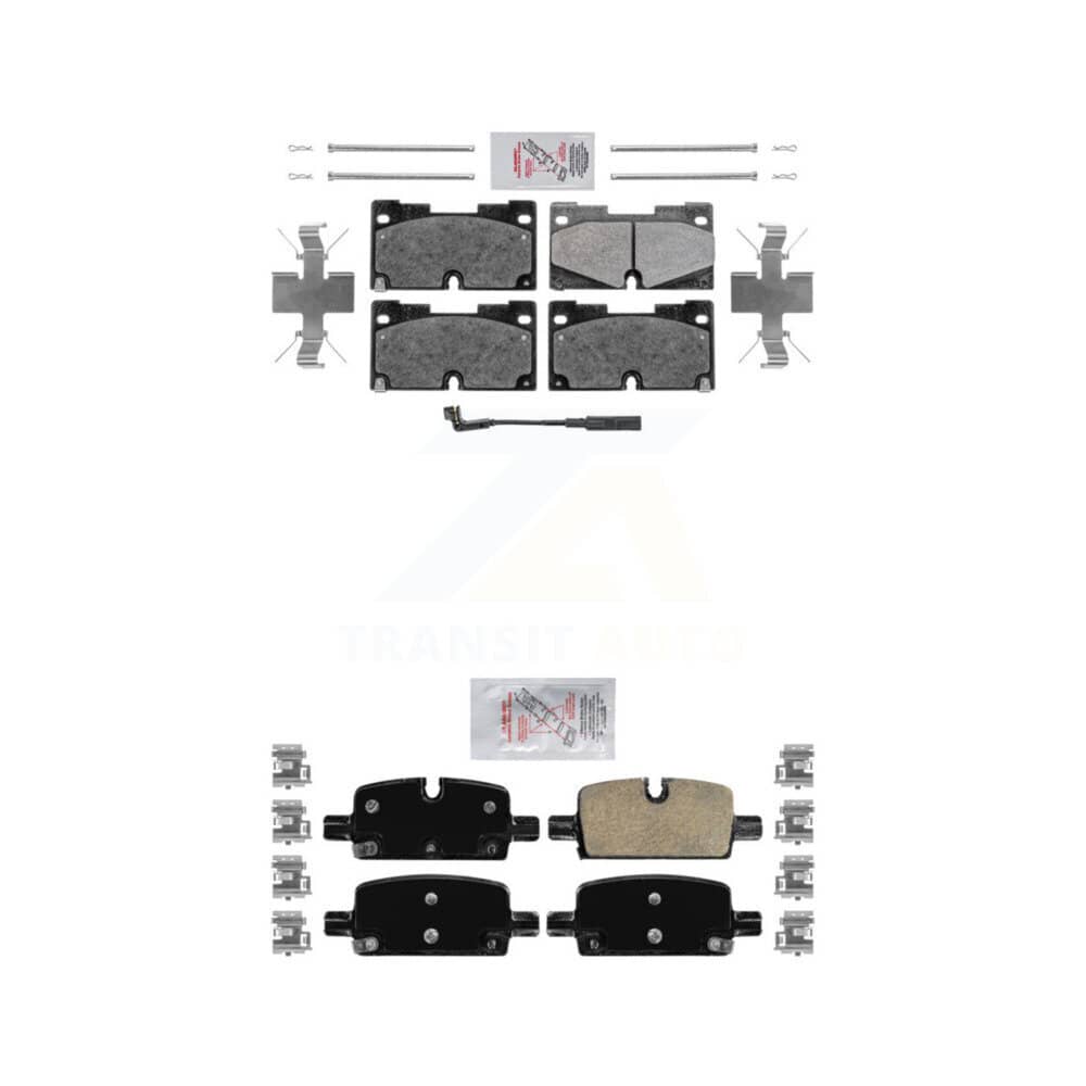 AmeriBRAKES - KNF-100854 - Front and Rear Disc Brake Pad Kits