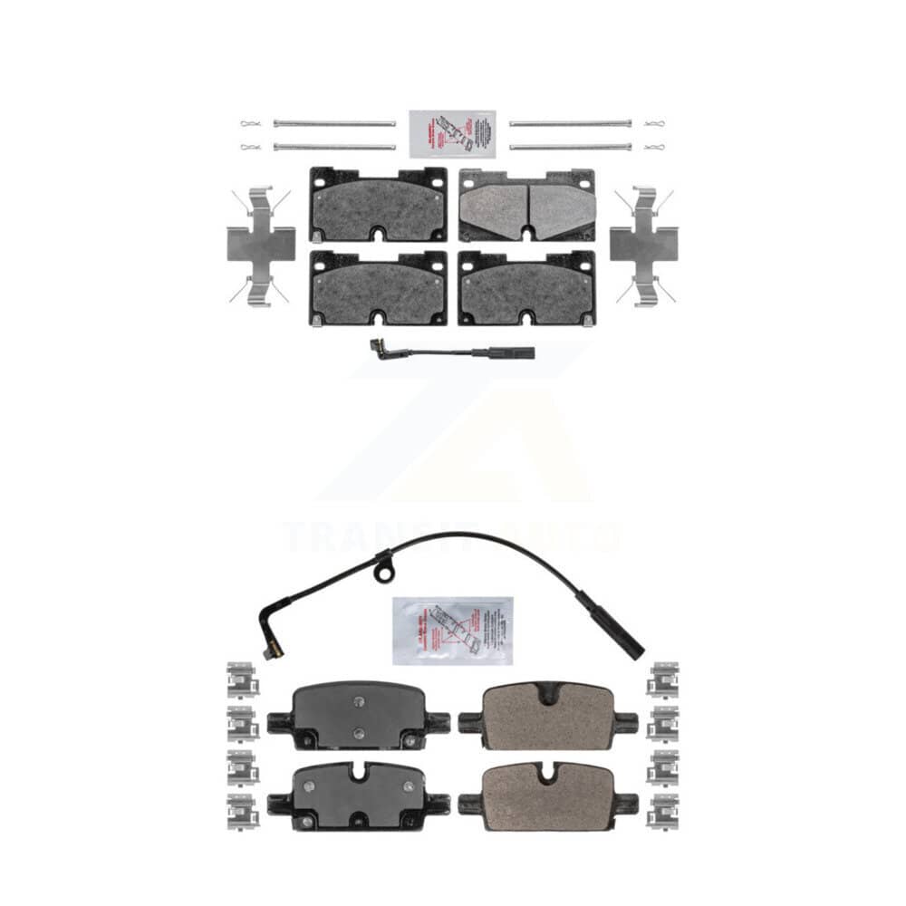 AmeriBRAKES - KNF-100855 - Front and Rear Disc Brake Pad Kits