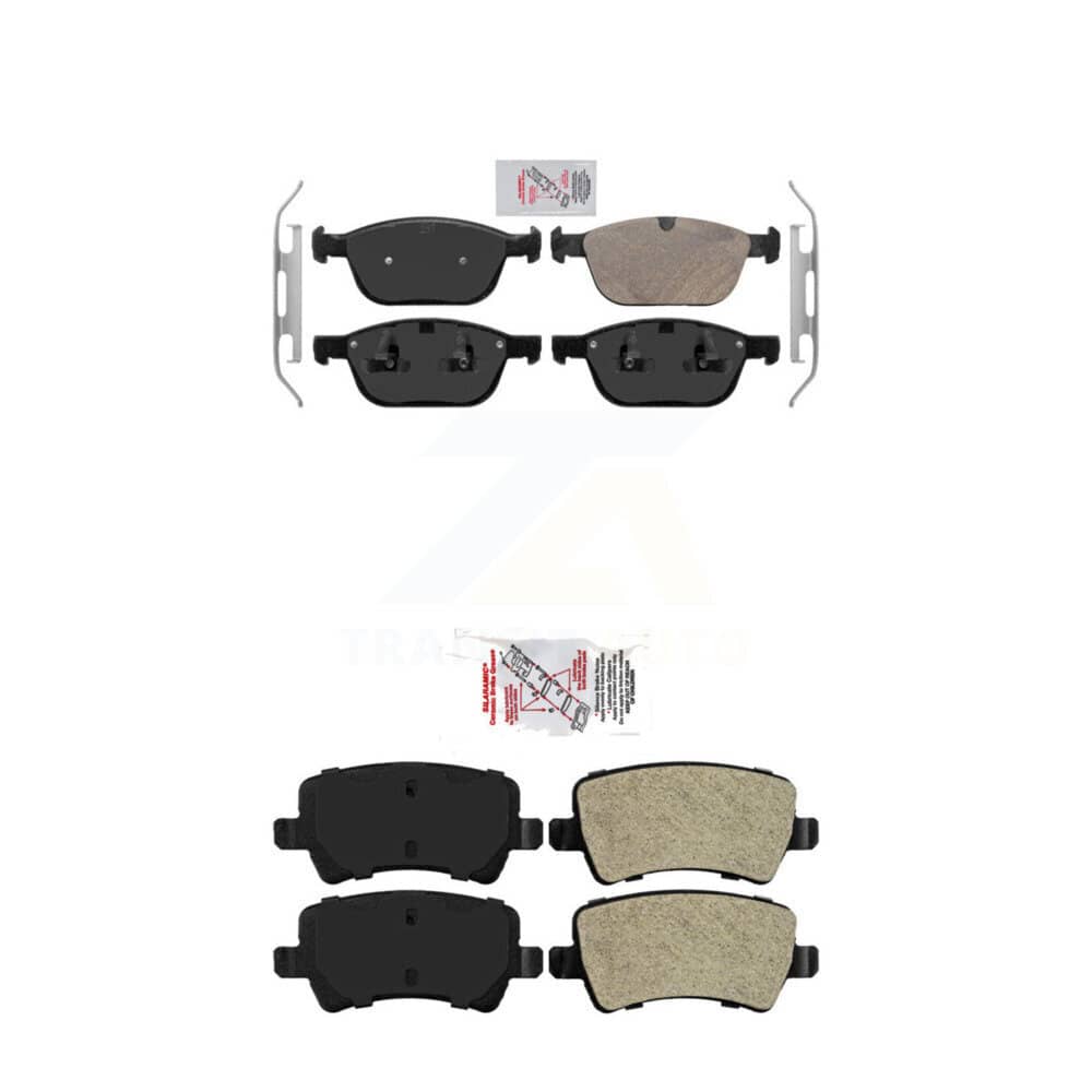 AmeriBRAKES - KNF-100861 - Front and Rear Disc Brake Pad Kits