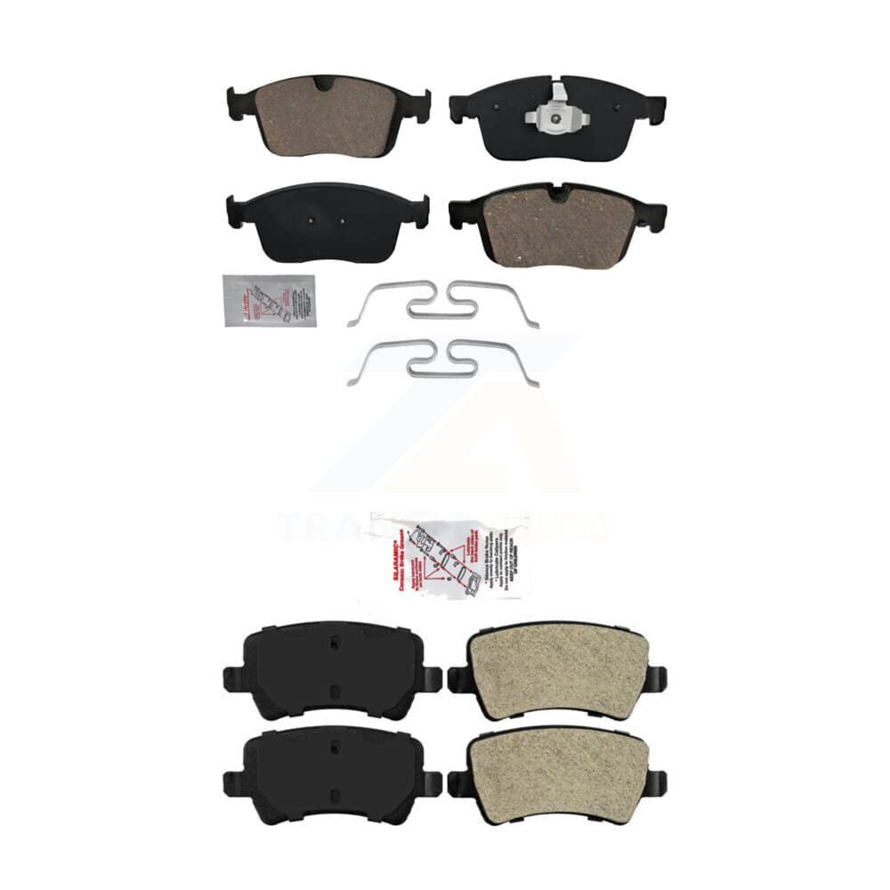 AmeriBRAKES - KNF-101033 - Front and Rear Disc Brake Pad Kits
