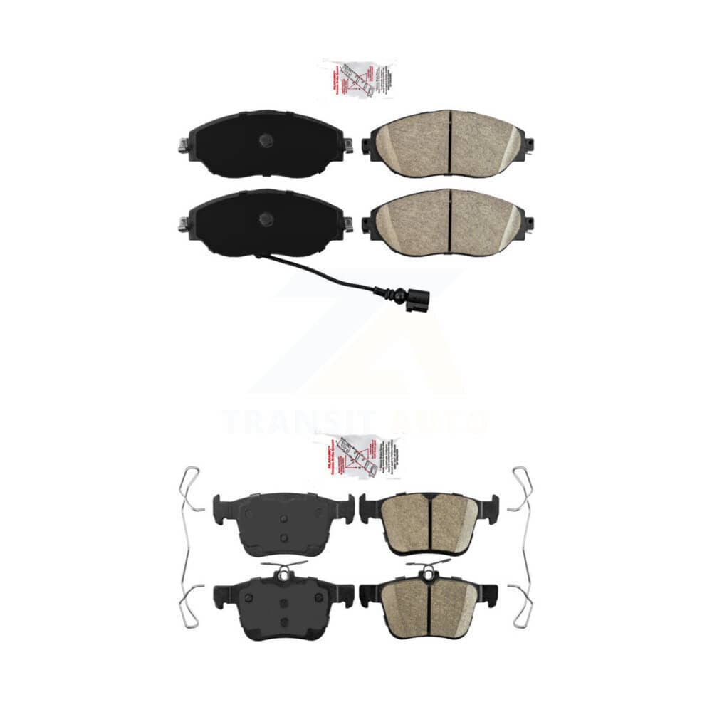 AmeriBRAKES - KNF-101065 - Front and Rear Disc Brake Pad Kits