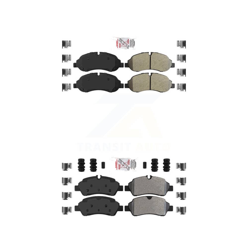 AmeriBRAKES - KNF-101136 - Front and Rear Disc Brake Pad Kits