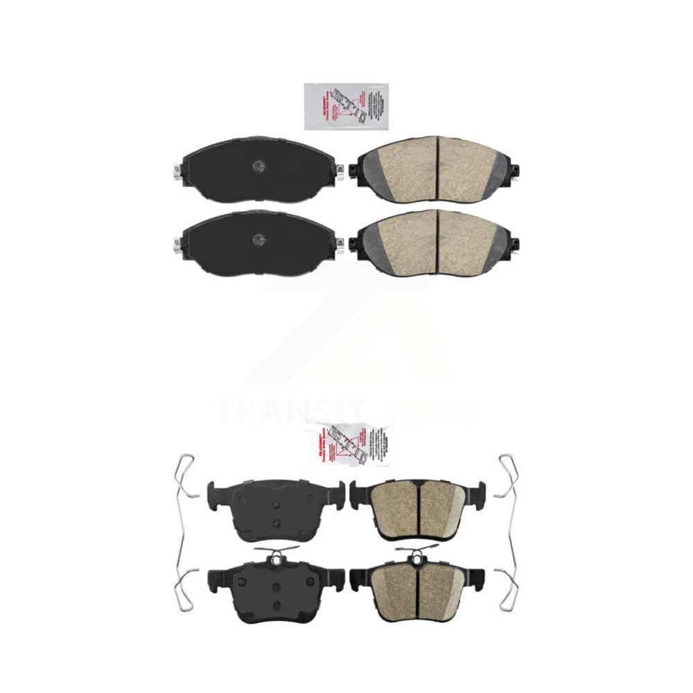 AmeriBRAKES - KNF-101159 - Front and Rear Disc Brake Pad Kits