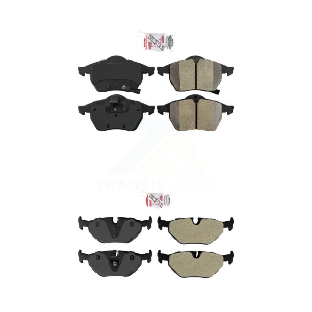 AmeriBRAKES - KNF-101166 - Front and Rear Disc Brake Pad Kits