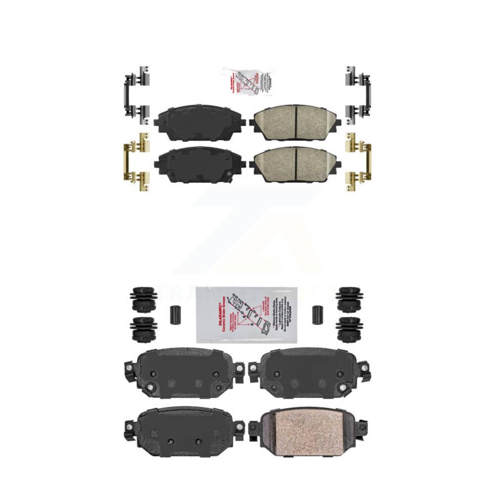 AmeriBRAKES - KNF-101209 - Front and Rear Disc Brake Pad Kits
